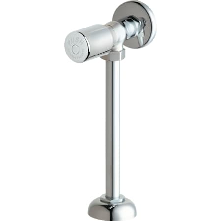 Chicago Faucets 732 Series Angled Urinal Valve Polished Chrome